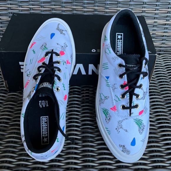 CONVERSE SKID GRIP CVO OX WHITE/COURT GREEN/BLACK MENS - Picture 13 of 16